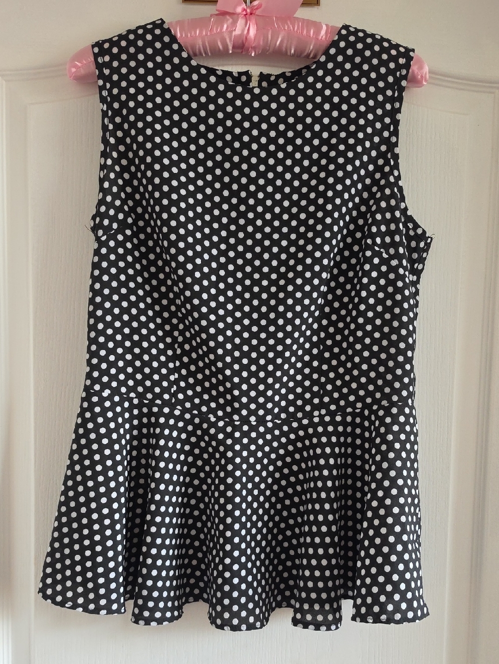 Alexandra Bartlett Black with White Polka Dot Blouse PRICE IS FIRM